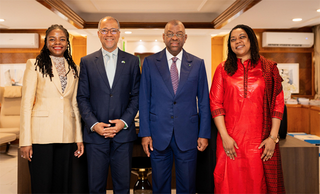 Gabon - PNUD :  Revue des dossiers de développement entre Barro Chambrier et Luc Gnonlonfoun | Gabonreview.com | Actualité du Gabon |