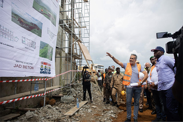 Infrastructures : À Cocobeach, Oligui Nguema suit de près les chantiers de transformation | Gabonreview.com | Actualité du Gabon |
