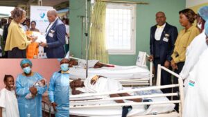 Hôpital de Ntchengue : 1000 kits d’accouchements, don de la 1ère Dame -
