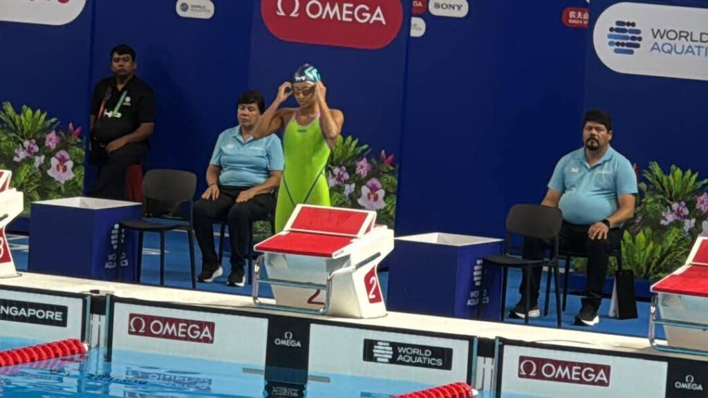 Mondiaux de natation : À Singapour, Noélie Lacour termine sur une bonne note | Gabonreview.com | Actualité du Gabon |