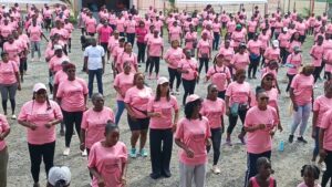 Port-Gentil :  plus de 1000 femmes réunies autour d'Avenir Prospère pour dire non aux cancers féminins -