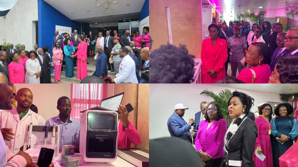 Cancers féminins : Zita Oligui Nguema donne le coup d'envoi de la campagne «Octobre Rose» -