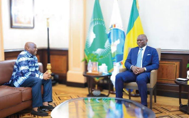 Diplomatie : Brice Clotaire Oligui Nguema reçoit un message de son homologue guinéen | Gabonreview.com | Actualité du Gabon |