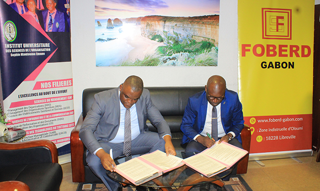 Formation et insertion professionnelle : alliance entre le Groupe Foberd Gabon et l’IUSO | Gabonreview.com | Actualité du Gabon |
