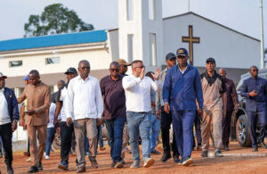 Oyem : Oligui Nguema sur les chantiers pour suivre de près les projets | Gabonreview.com | Actualité du Gabon |