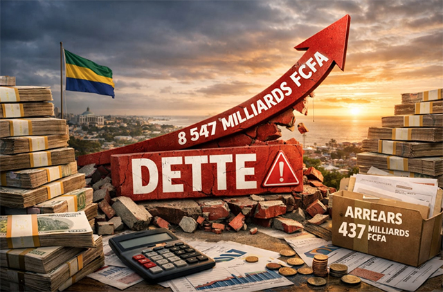 Dette publique : l'encours du Gabon bondit de 1 414 milliards de FCFA en onze mois | Gabonreview.com | Actualité du Gabon |
