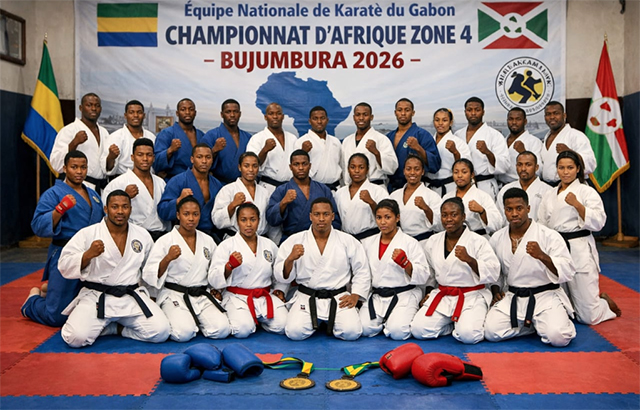 Karaté : 39 athlètes présélectionnés pour le Championnat d'Afrique Zone 4 au Burundi | Gabonreview.com | Actualité du Gabon |