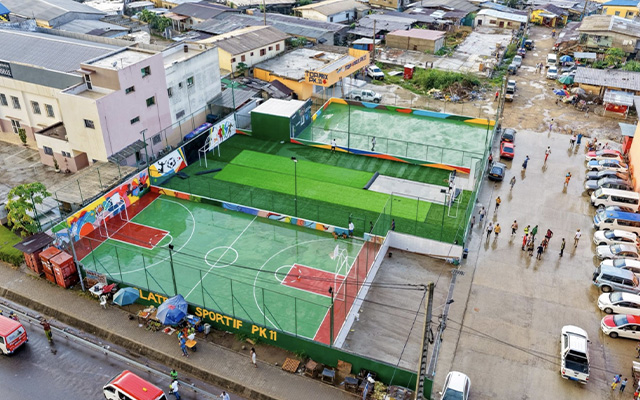 PK11 : un nouveau plateau sportif pour dynamiser la jeunesse | Gabonreview.com | Actualité du Gabon |